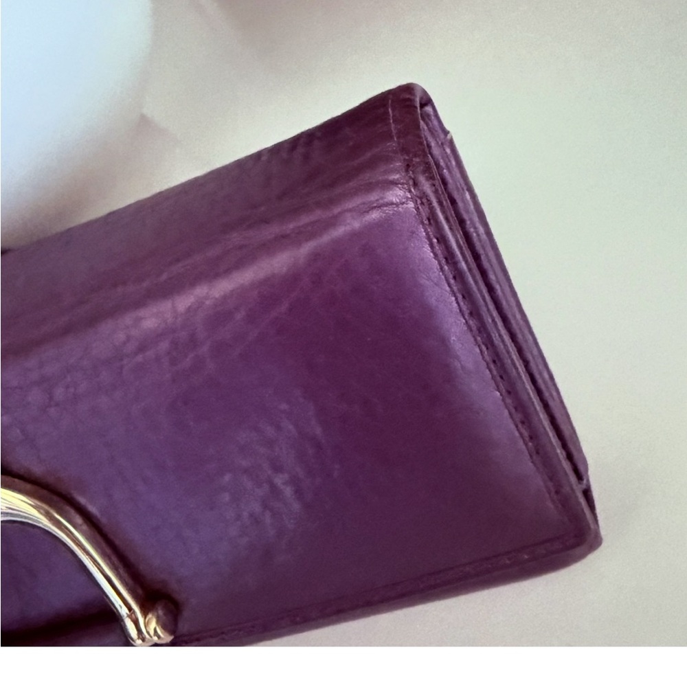 Gucci Abbey Continental leather wallet in nebula, purple - Picture 9 of 15